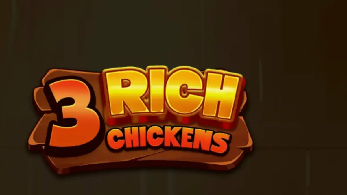 Interface colorida e vibrante do slot 3 Rich Chickens com galinhas temáticas