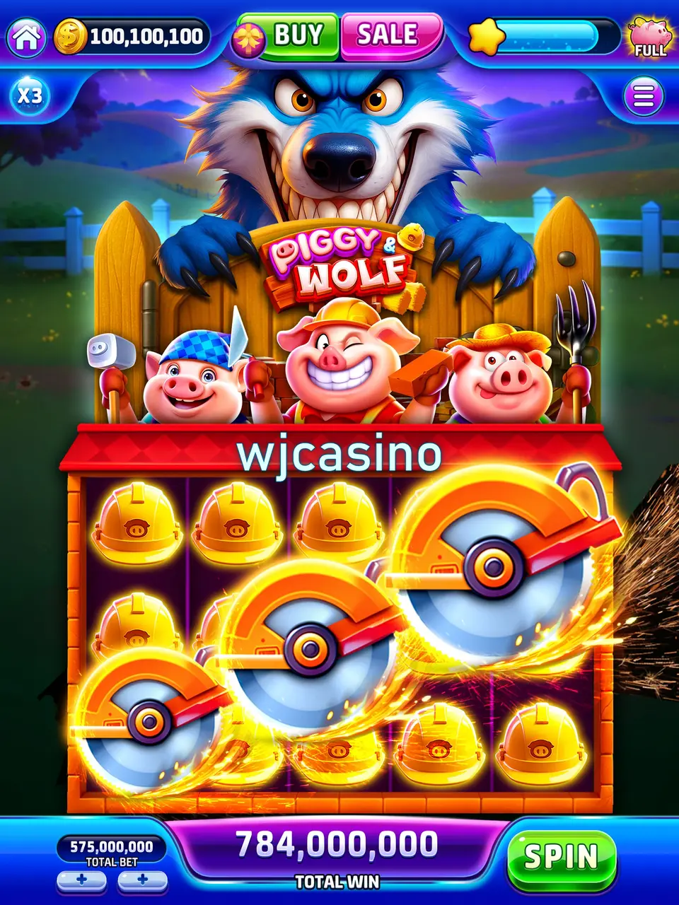 wjcasino Login